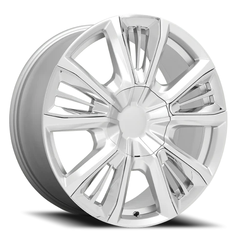 Performance Replica PR212 SL 22x9 +28 6x139.7mm 78.1mm Silver Chrome Accents