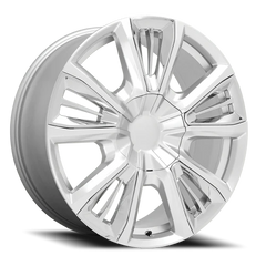 Performance Replica PR212 SL 22x9 +28 6x139.7mm 78.1mm Silver Chrome Accents