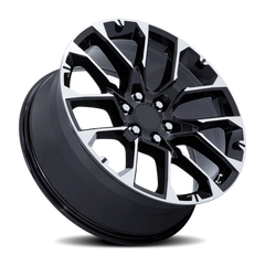 Performance Replica PR224 BM 22x9 +28 6x139.7mm 78.1mm Gloss Black Machined Face