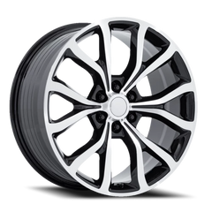 Performance Replica PR230 BD 22x9.5 +44 6x135mm 87.1mm Gloss Black Machined Face