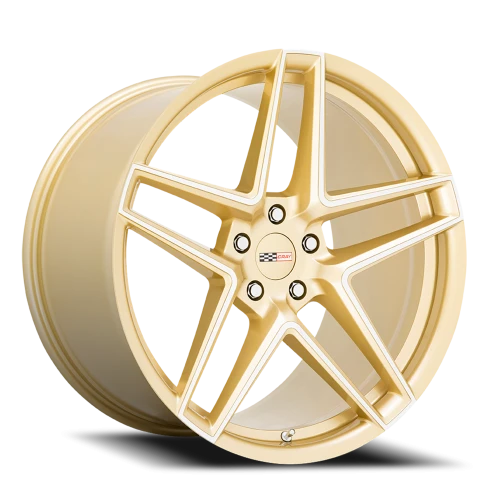Cray Panthera GLD 20x11.5 +52 5x120mm 67.06mm Gloss Gold Mirror Cut Face
