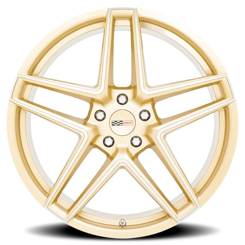 Cray Panthera GLD 21x12 +52 5x120mm 67.06mm Gloss Gold Mirror Cut Face