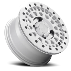 Black Rhino Parker Beadlock UTV SL 15x7 +51 4x110mm 80.2mm Silver Mirror Cut Face