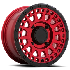 Black Rhino Parker UTV RD 14x7 +51 4x136mm 106mm Candy Red Black Lip Edge
