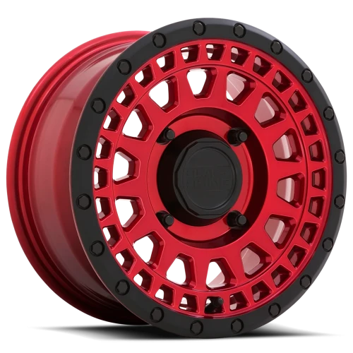 Black Rhino Parker UTV RD 15x7 +51 4x156mm 132mm Candy Red Black Lip Edge