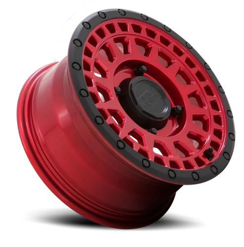 Black Rhino Parker UTV RD 14x7 +36 4x110mm 80.2mm Candy Red Black Lip Edge
