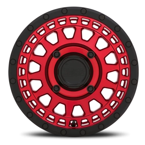 Black Rhino Parker UTV RD 15x7 +36 4x156mm 132mm Candy Red Black Lip Edge