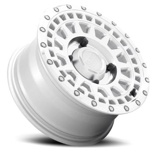 Black Rhino Parker UTV SL 15x7 +51 4x156mm 132mm Silver Mirror Cut Face