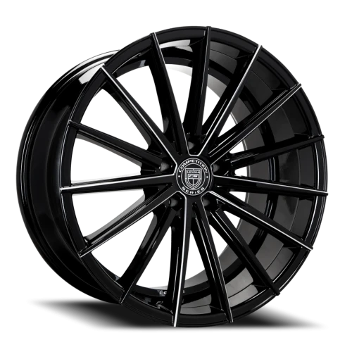 Lexani Wheels Pegasus 661 BG 20x8.5 +35 5x120mm 74.1mm Gloss Black Milled