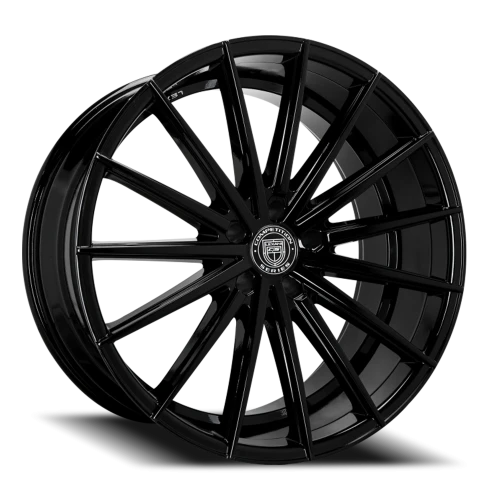 Lexani Wheels Pegasus 661 FB 22x10 +38 5x108mm 74.1mm Gloss Black