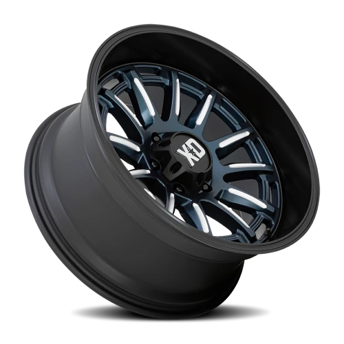 XD Series Phoenix XD865 20x9 +0 5x127mm 71.5mm Metallic Blue Milled-Black Lip