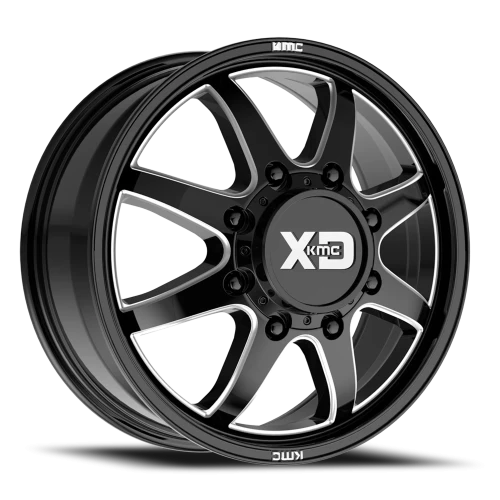 XD Series Pike Dually XD845 20x8.3 +105 8x200mm 142mm Gloss Black Milled