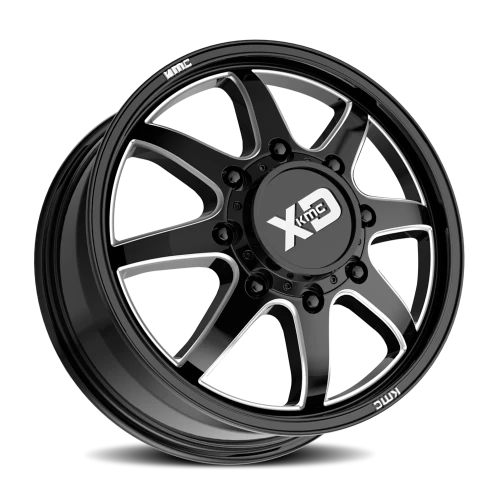XD Series Pike Dually XD845 22x8.3 +105 8x165.1mm 117mm Gloss Black Milled