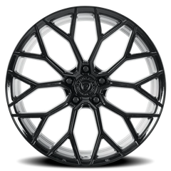 Dolce Performance Pista GB 20x8.5 +28 5x120mm 72.56mm Gloss Black