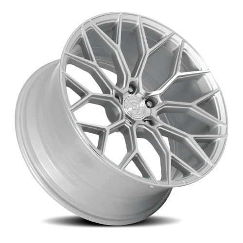 Dolce Performance Pista GSF 20x8.5 +28 5x112mm 66.56mm Gloss Silver Machined Face