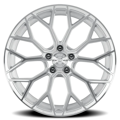 Dolce Performance Pista GSF 20x8.5 +28 5x112mm 66.56mm Gloss Silver Machined Face