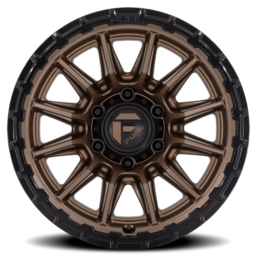 Fuel Piston FC866 ZB 22x9.5 +20 6x135mm 87.1mm Matte Bronze Gloss Black Lip