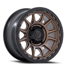 Fuel Piston UTV FV866ZB 15x7 +38 4x156mm 115.1mm Matte Bronze Matte Black Lip