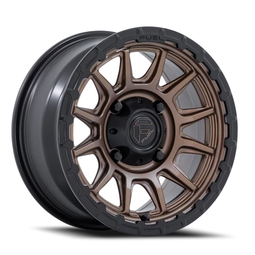 Fuel Piston UTV FV866ZB 15x7 +38 4x137mm 96mm Matte Bronze Matte Black Lip