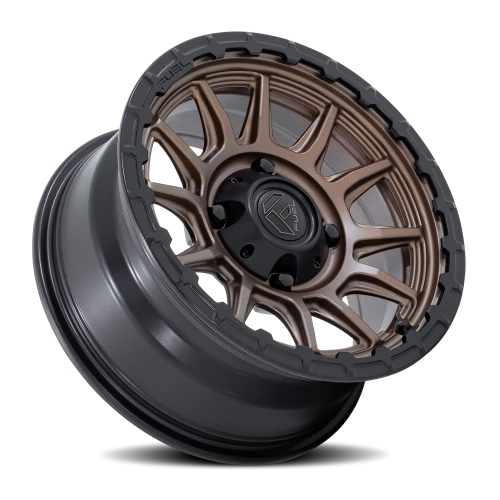 Fuel Piston UTV FV866ZB 15x7 +10 4x156mm 115.1mm Matte Bronze Matte Black Lip