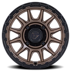 Fuel Piston UTV FV866ZB 15x7 +10 5x114.3mm 72.56mm Matte Bronze Matte Black Lip