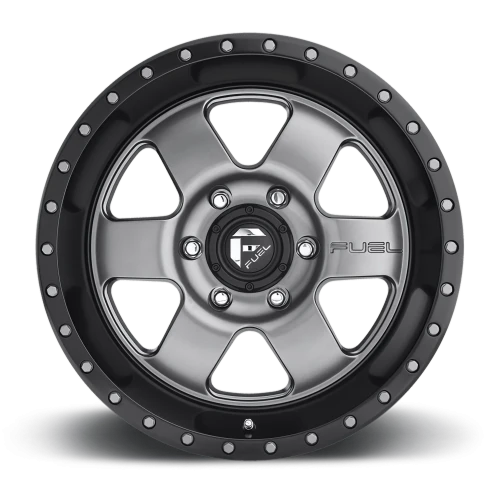 Fuel Podium D619 17x9 +1 5x139.7mm 108mm Anthracite Black Lip