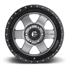 Fuel Podium D619 20x9 +20 5x139.7mm 108mm Anthracite Black Lip