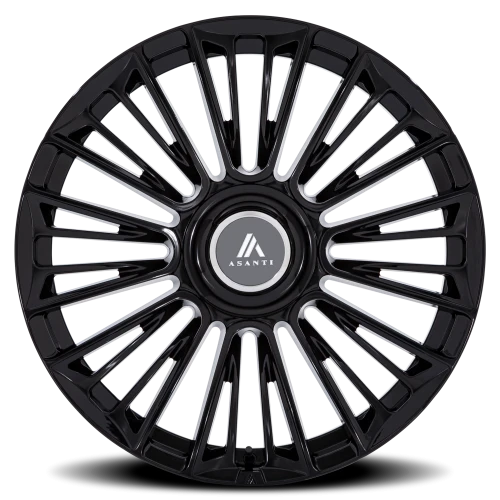 Asanti Black Label Premier AB049 BX 24x10 +35 5x120mm 84.1mm Gloss Black