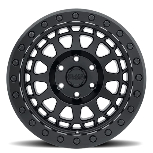 Black Rhino Primm Beadlock BK 17x8.5 -38 8x165.1mm 125.1mm Matte Black Black Bolts