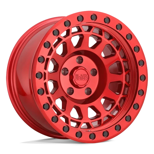 Black Rhino Primm RD 17x9 +0 8x170mm 125.1mm Candy Red Black Bolts