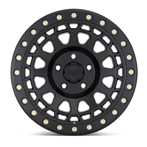 Black Rhino Primm BK 18x9.5 +12 5x150mm 110.1mm Matte Black Brass Bolts