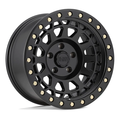 Black Rhino Primm BK 17x9 +0 6x139.7mm 112.1mm Matte Black Brass Bolts