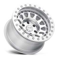 Black Rhino Primm SL 17x9 +0 8x165.1mm 122.1mm Silver Mirror Face-Mirror Lip Edge
