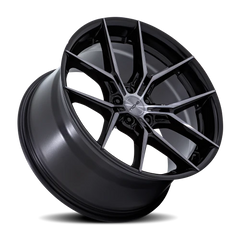Niche Prodigy 5 NC279 BT 22x10.5 +38 5x120mm 74.1mm Gloss Black Dark Tinted Clear