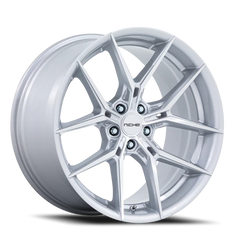 Niche Prodigy 5 NC279 SM 20x9 +20 5x112mm 72.56mm Silver Machined Face