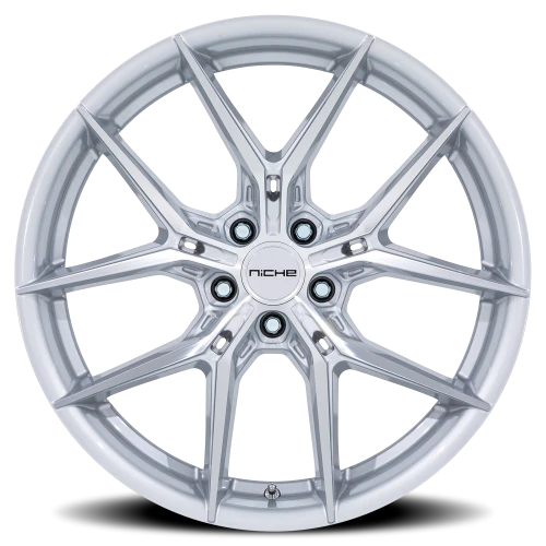 Niche Prodigy 5 NC279 SM 20x11 +50 5x114.3mm 72.56mm Silver Machined Face