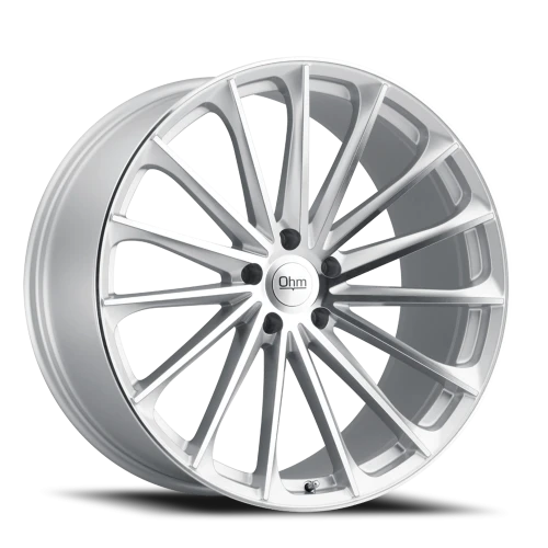 Ohm Proton SL 22x9 +25 5x120mm 64.1mm Silver Mirror Face