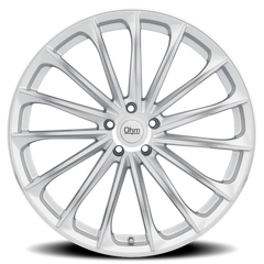Ohm Proton SL 17x6.5 +45 5x114.3mm 76.1mm Silver Mirror Face