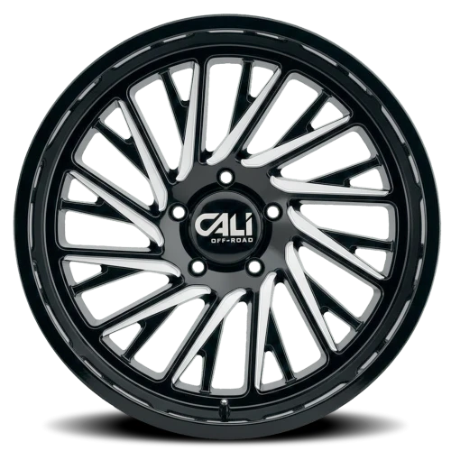 Cali Offroad Purge 9114 GB 24x14 -76 6x139.7mm 106mm Gloss Black Milled