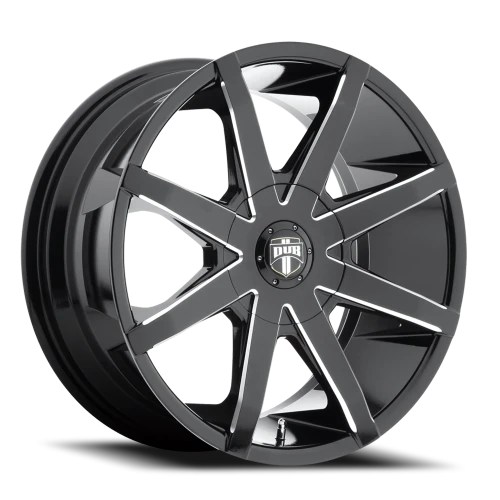 DUB Push S109 20x8.5 +30 6x135mm 87.1mm Gloss Black Milled