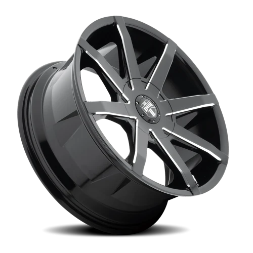 DUB Push S109 24x9.5 +25 6x135mm 87.1mm Gloss Black Milled