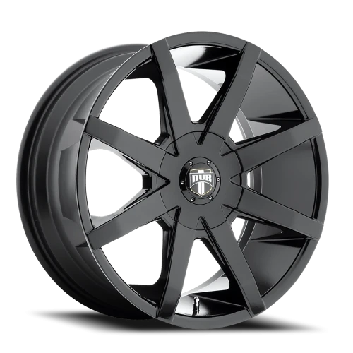 DUB Push S110 20x8.5 +45 5x114.3mm 72.6mm Gloss Black