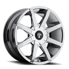 DUB Push S201 20x8.5 +35 6x120mm 74.5mm Chrome