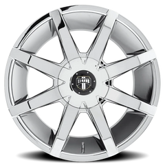 DUB Push S201 22x9.5 +25 6x135mm 87.1mm Chrome