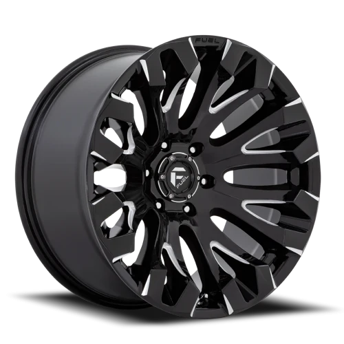 Fuel Quake D828 20x10 -18 6x135mm 87.1mm Gloss Black Milled