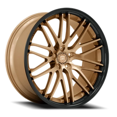 Lexani Wheels R-Twenty R20 BZSSB 22x10.5 +38 5x112mm 74.1mm Bronze Black Lip