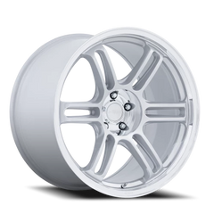Rotiform RPS RC209SD 18x10.5 +22 5x114.3mm 72.56mm Matte Silver Diamond Cut Lip
