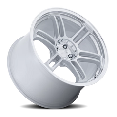 Rotiform RPS RC209SD 20x10 +30 5x114.3mm 72.56mm Matte Silver Diamond Cut Lip