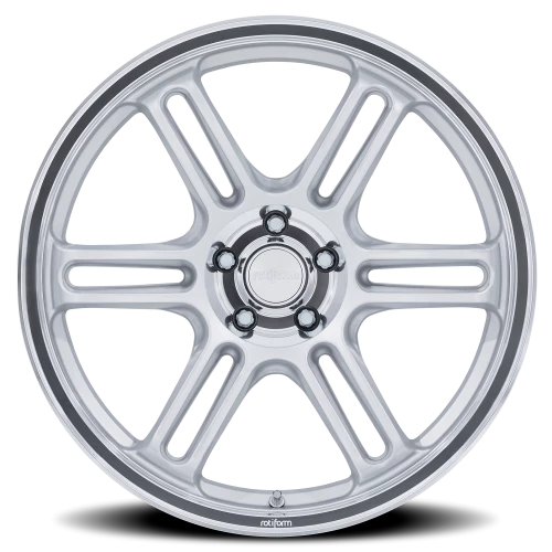 Rotiform RPS RC209SD 19x10.5 +35 5x112mm 66.56mm Matte Silver Diamond Cut Lip