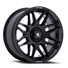 MSA Radar UTV M52 BX 14x7 +10 4x137mm 96mm Gloss Black